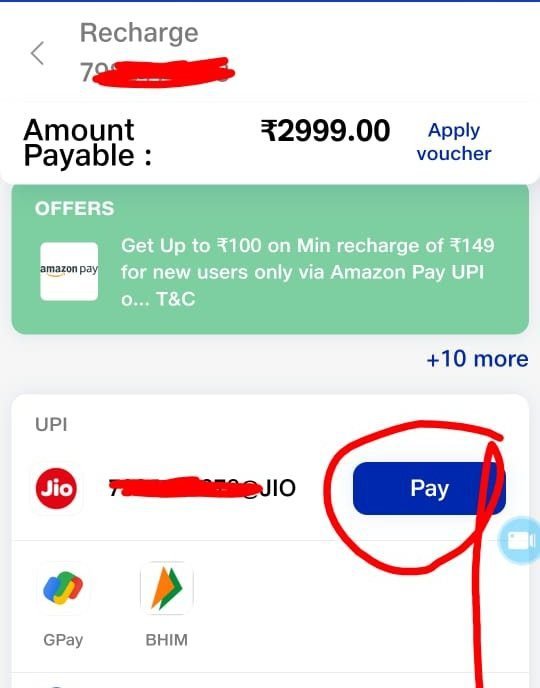 my jio app se mobile recharge kaise kare
