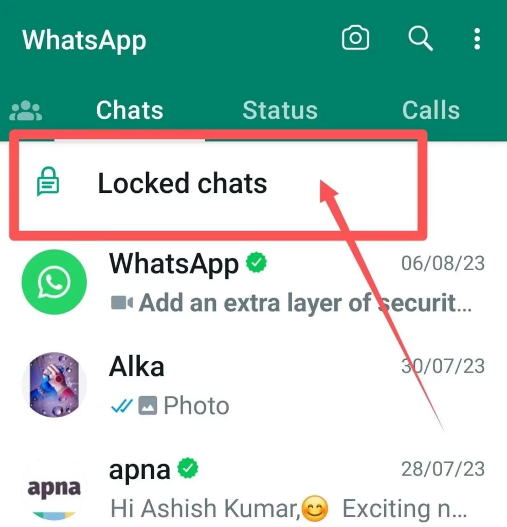 WhatsApp Chat Unlock Kaise Kare